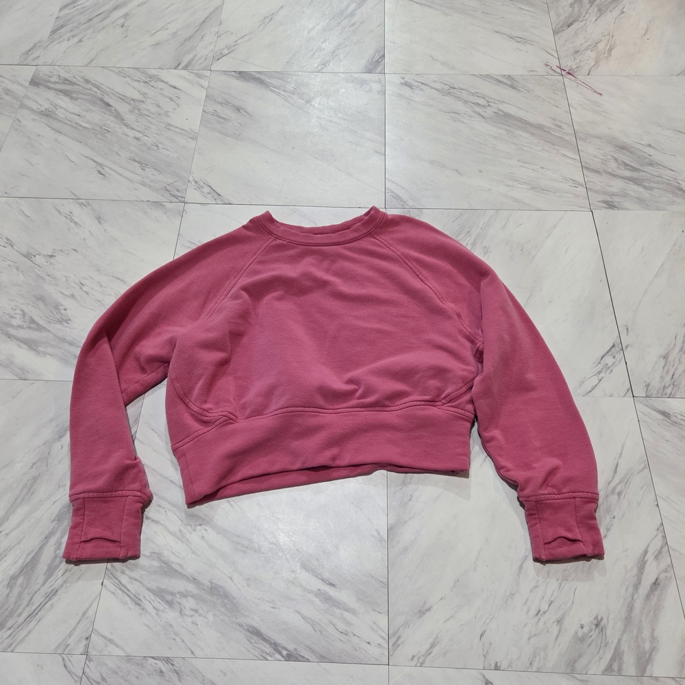 Athleta Pink All Day Crewneck Sweatshirt